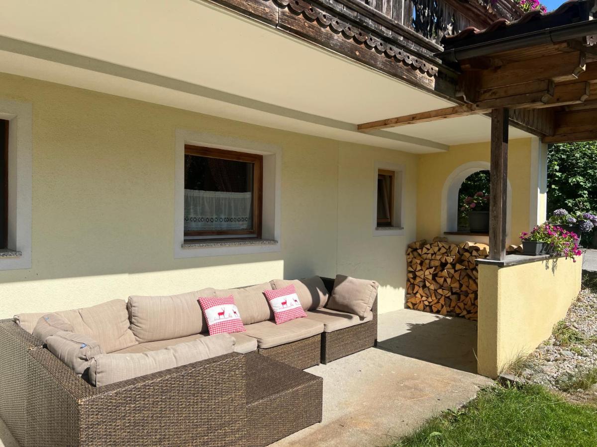Ferienwohnung Steinbock Terrasse, Gartensauna, Garten, Grillplatz Stumm Extérieur photo